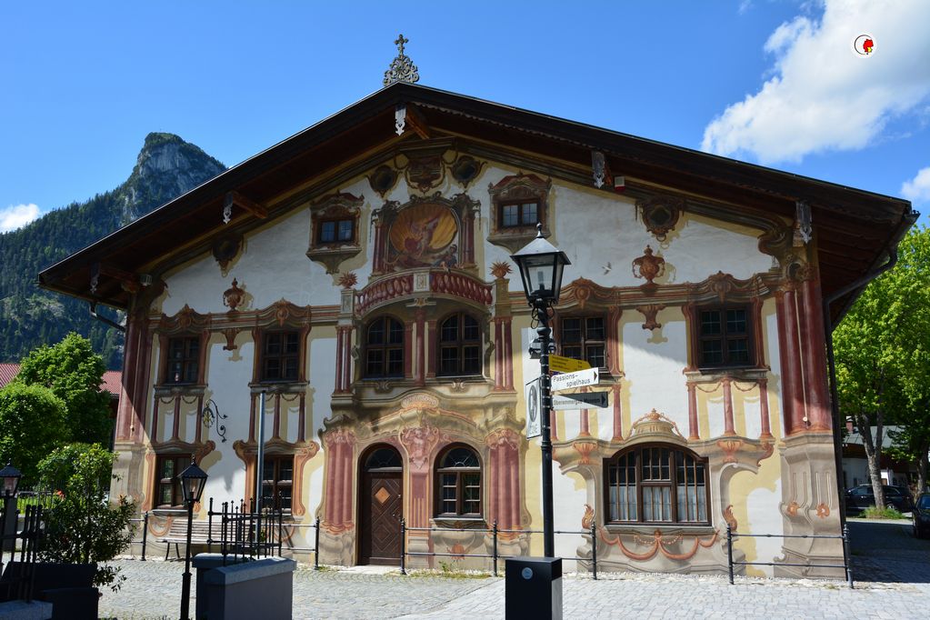 malowane domy w Bawarii