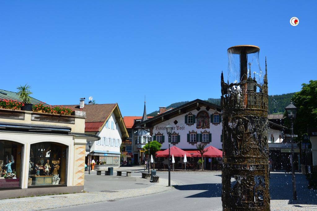 centrum miasta Oberammergau