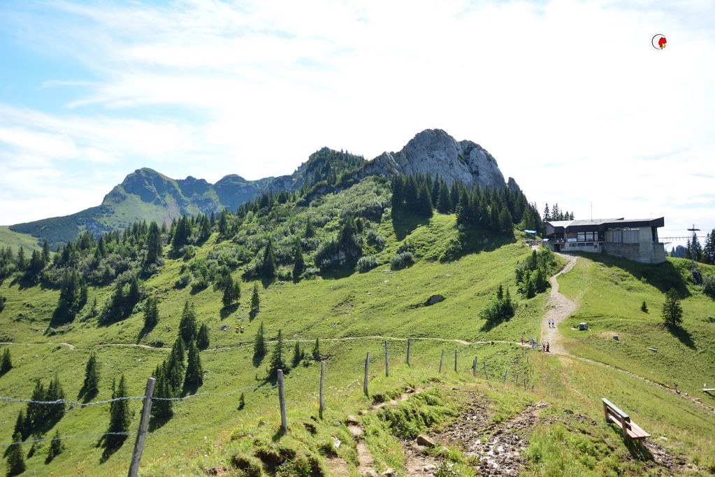 Spitzingsee - widok  na Alpy i Taubenstein