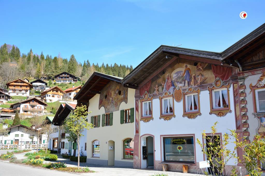 Mittenwald - osiedle domków alpejskich