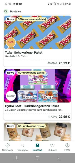 dostawa do domu z too good to go